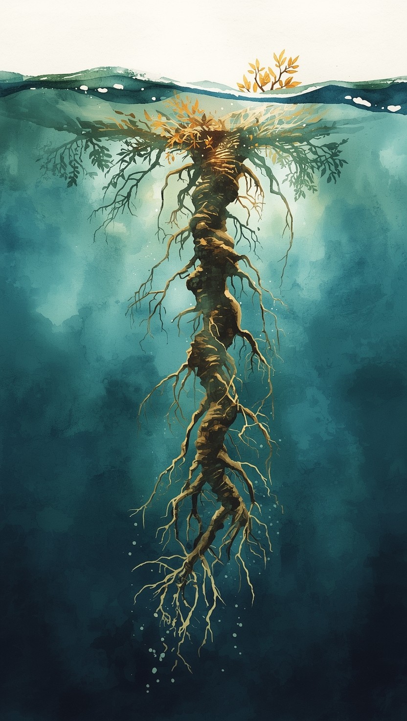 Free Roots Transform Upward Photo - Watercolor, Roots, Transformation ...