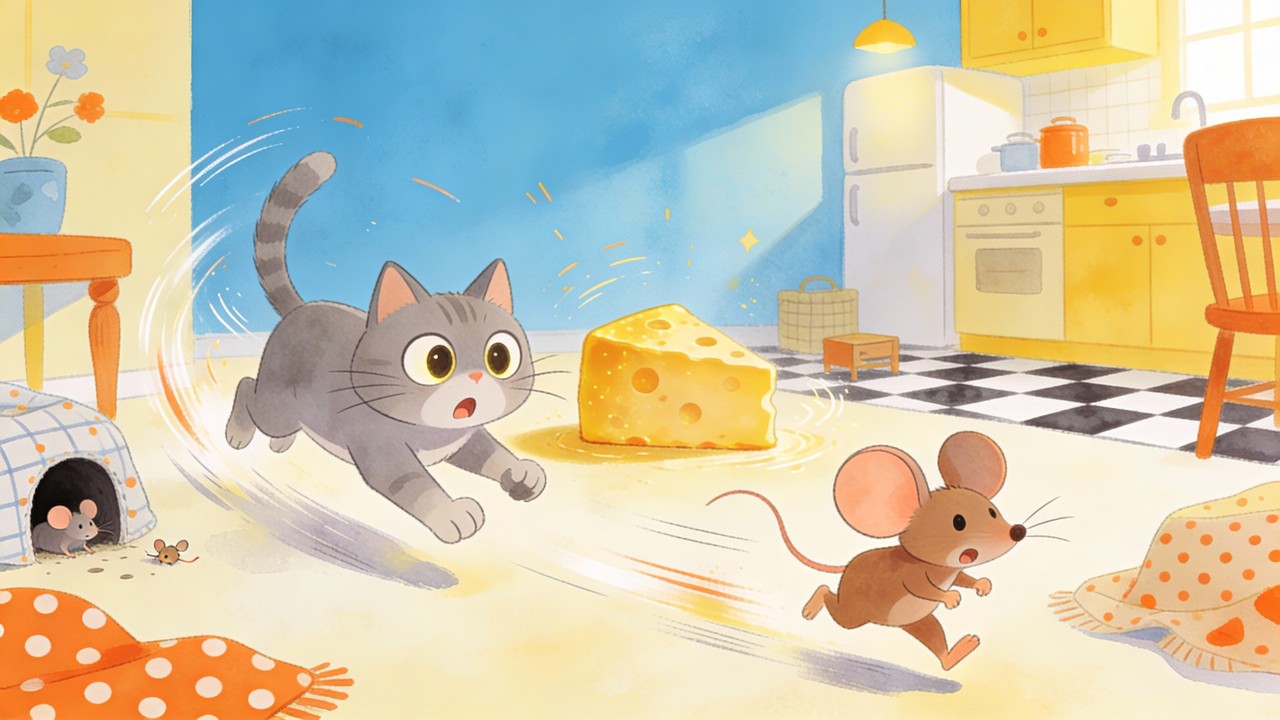 Free Cat Chases Mouse Image - Cat, Mouse, Chase | Download at StockCake