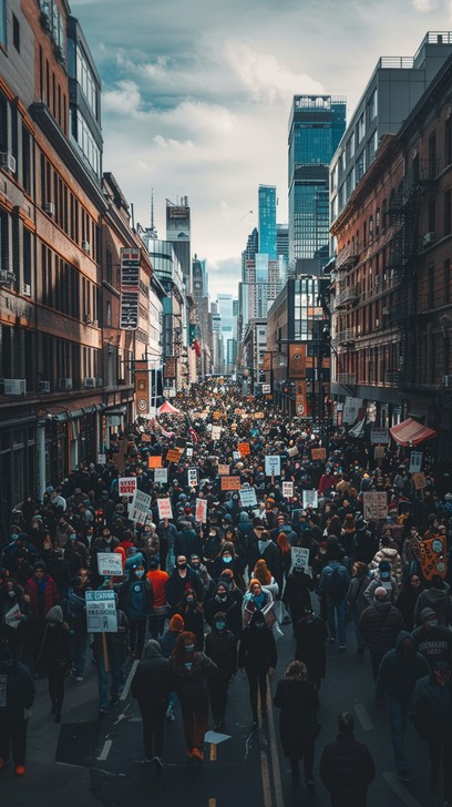 Free Urban Protest March Image - Protest, City, Banners | Download at ...