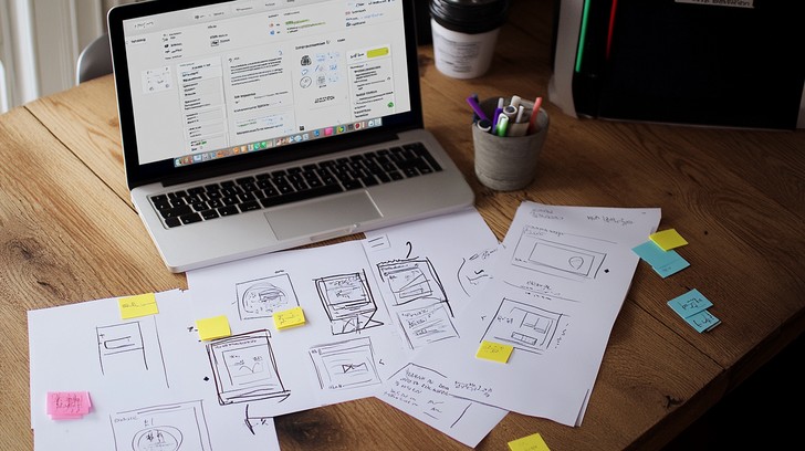 Free Design workspace setup Image | Download at StockCake