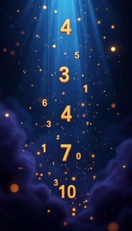 Free Mystical Number Cascade Image - Numbers, Abstract, Digital ...