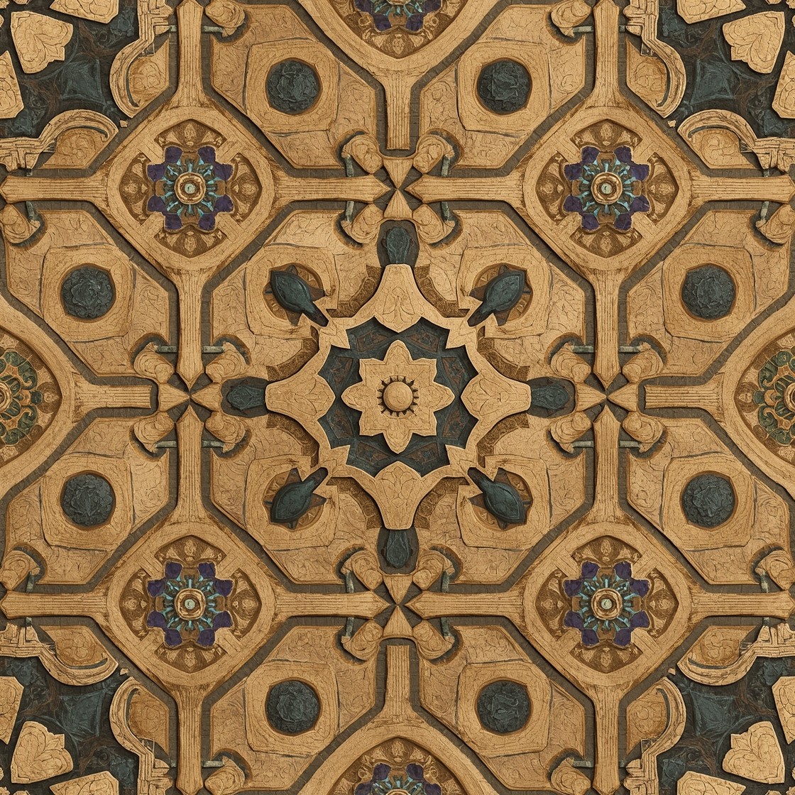 Free Golden Geometric Pattern Image - Geometric, Ornate, Symmetrical ...