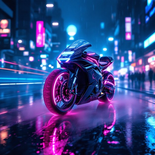 Neon Rider Glock Free Neon Night Rider Image - Cyberpunk, Motorcycle, Neon | Download at ...