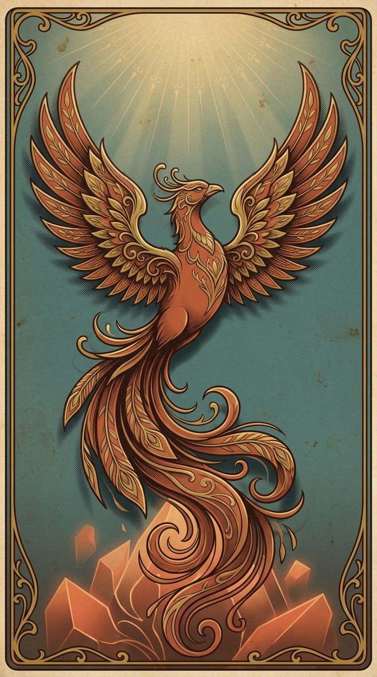 Phoenix Rising Simple Image Free Phoenix Rising Majestically Image - Phoenix, Firebird, Rebirth ...