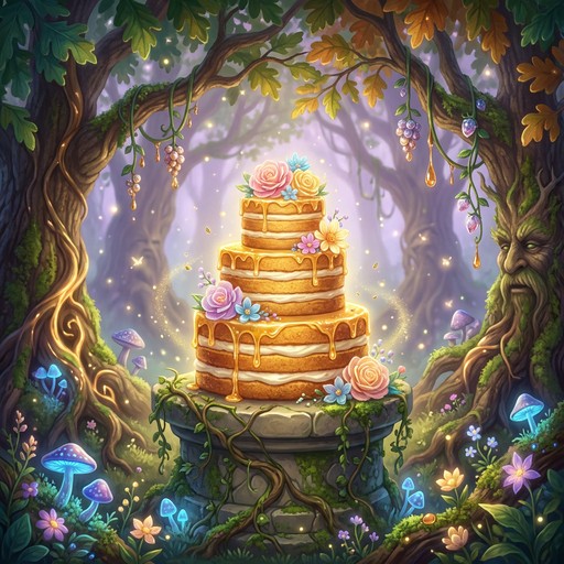 Free Enchanted Forest Cake Image - Cake, Dessert, Enchanted | Download ...