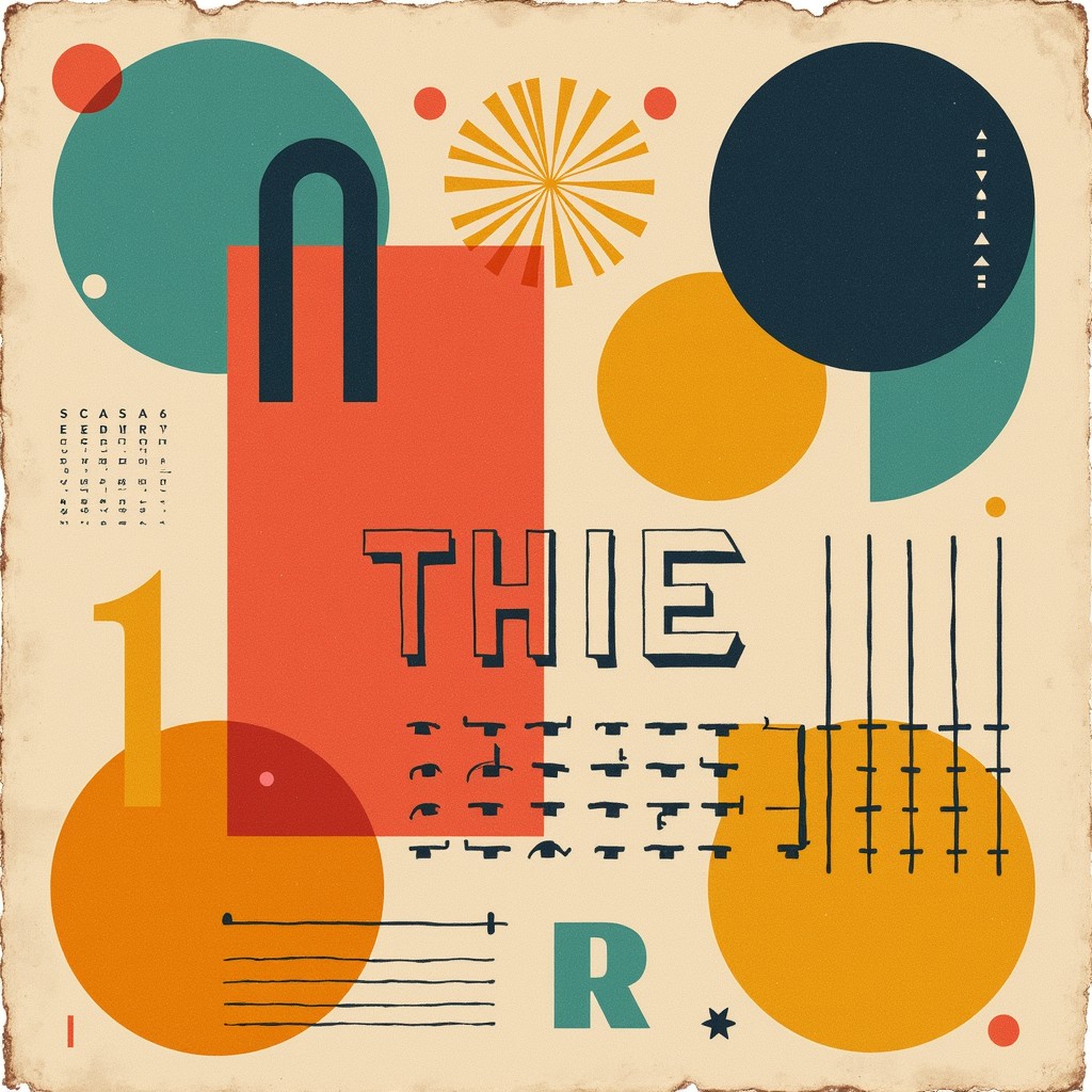 Retro Abstract Advert Free Vintage Abstract Shapes Image - Geometric, Retro, Abstract ...