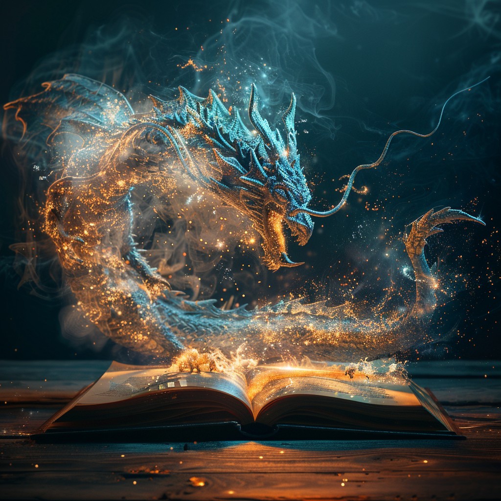 Free Mystical Dragon Emergence Image - Magic, Dragon, Book | Download ...