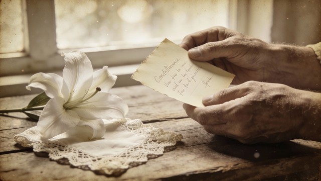 Free Handwritten Sympathy Card Image - Sympathy, Condolence, Hands ...