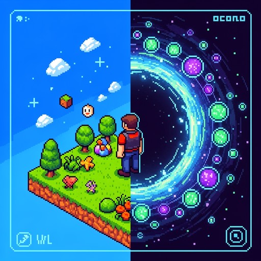 Free Portal Between Worlds Image - Pixel, Portal, Retro | Download at ...