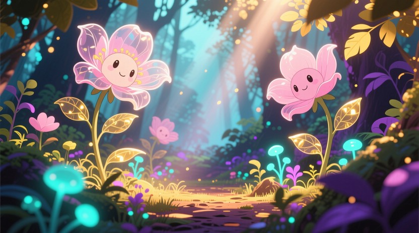 Free Magical Flower Forest Image - Flowers, Fantasy, Magical | Download ...