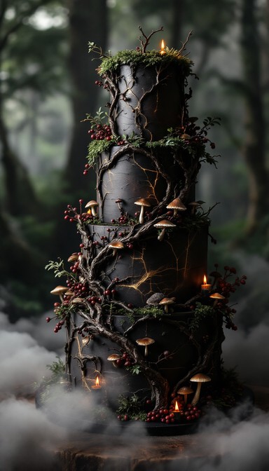 Free Enchanted Forest Cake Image - Gothic, Woodland, Cake | Download at ...