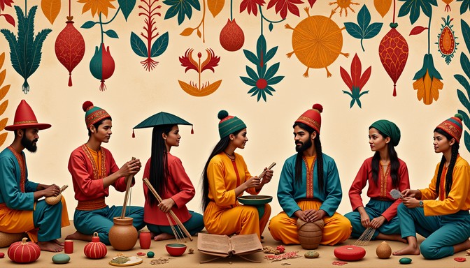 Cultural Features Examples Free Cultural heritage celebrated Image - Folkart, Mural, Tradition ...