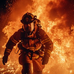 Free Firefighter in Action Image - Firefighter, Fire, Emergency ...