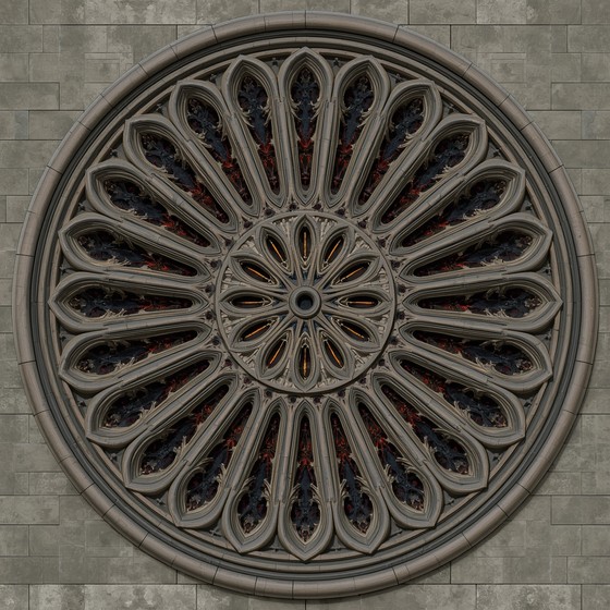 Free Gothic Stone Rosette Image - Gothic, Cathedral, Architecture ...