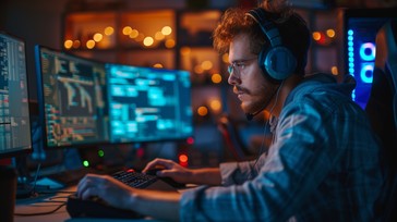 Free Focused Tech Professional Image - Technology, Programmer, Coding ...