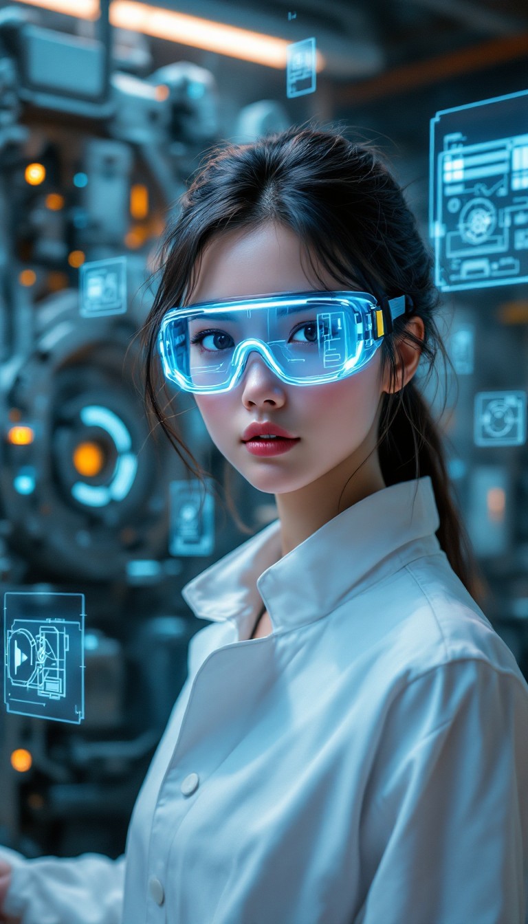 Free Future Tech Explorer Image - Cyberpunk, Laboratory, Futuristic ...