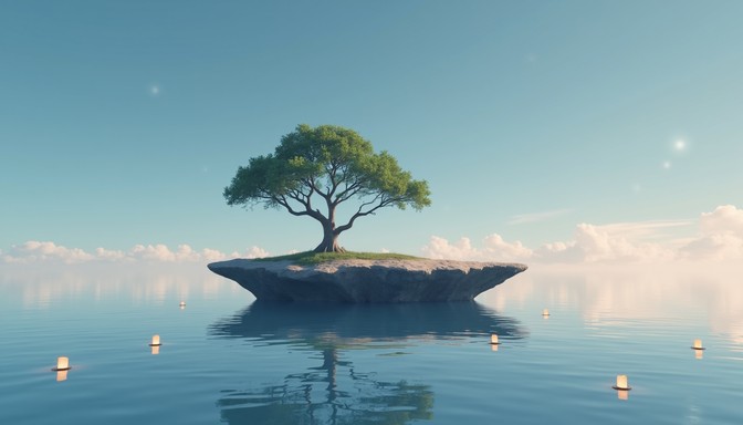Free Floating Tree Island Image - Island, Floating, Tree | Download at ...
