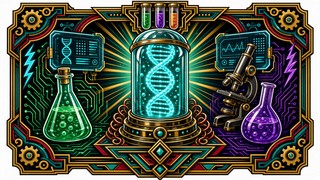 Microscope Tatoos Download Glowing DNA Laboratory Image - Tattoo, Illustration, Dna ...