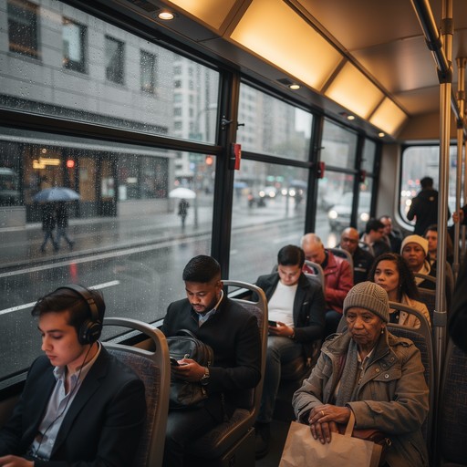 Free Rainy Bus Commute Image - Bus, Rain, City | Download at StockCake