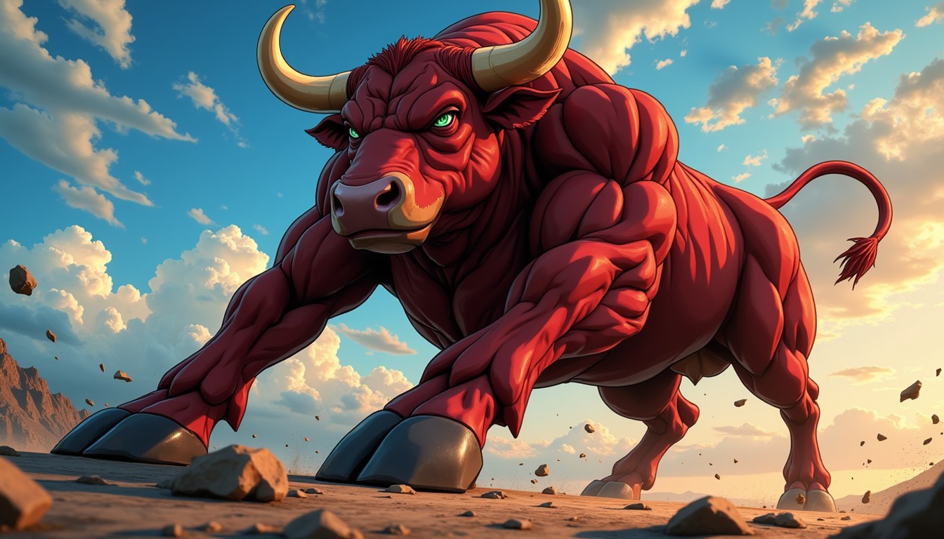 Free Mighty Bull Warrior Image - Bull, Muscular, Red | Download at ...