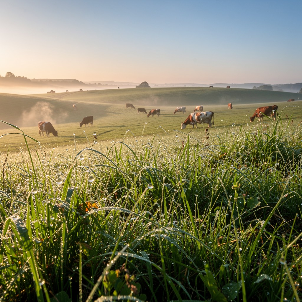 Pasture Morning Free Morning Grazing Glow Image - Cows, Pasture, Dawn | Download at ...