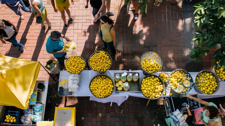 Free Lemon Market Bustle Image - Market, Lemons, Outdoor | Download at ...