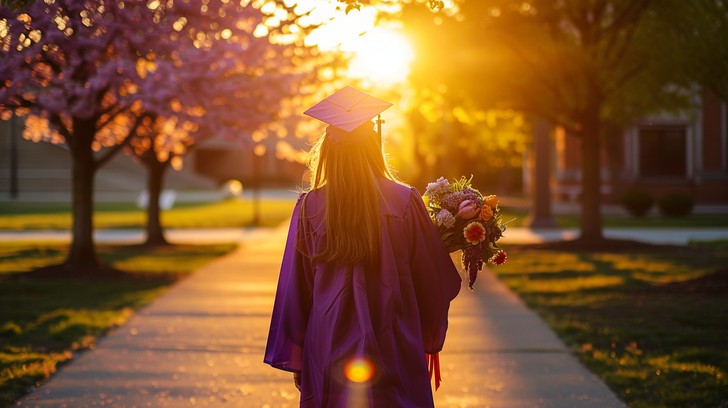 Path To Graduation Free Graduate's New Dawn Image - Graduate, Sunrise, Campus | Download ...