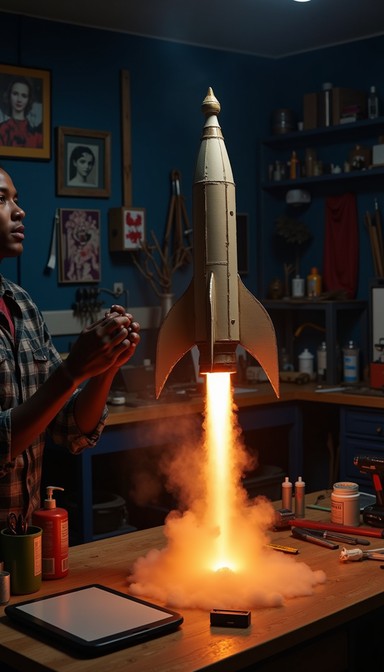 Free Workshop Rocket Experiment Image - Rocket, Launch, Flames ...