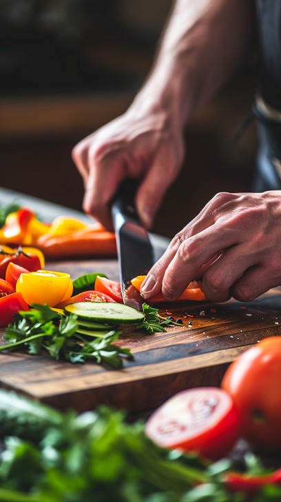 Free Chopping Fresh Vegetables Image - Cooking, Vegetables, Chopping ...