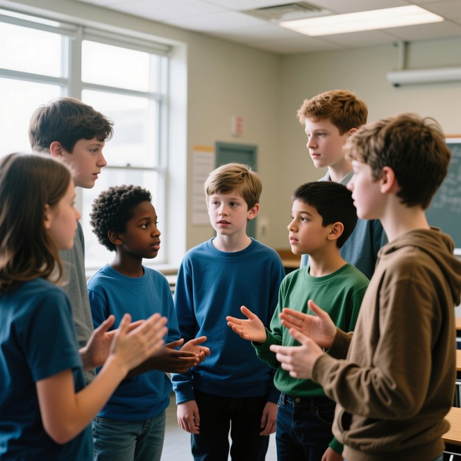 Students Intraction Free Students Connect Authentically Image - Students, Children, Diverse ...