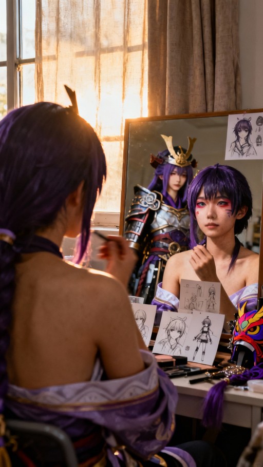 Free Cosplay In Progress Image - Cosplay, Anime, Transformation ...