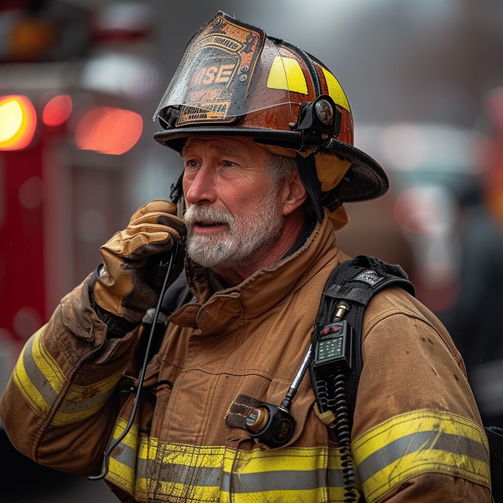 Free Firefighter in Action Image - Firefighter, Emergency, Hero ...