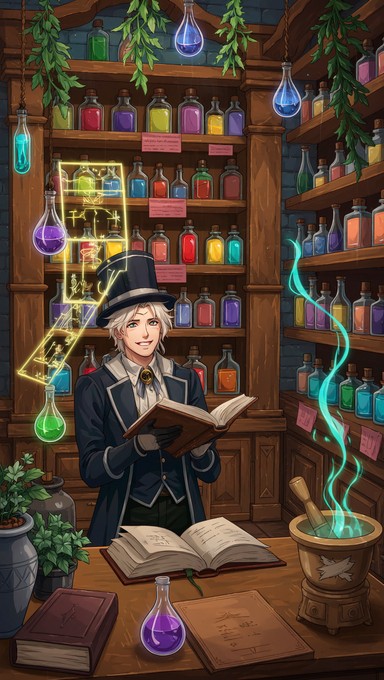 Free Magical Potion Crafting Image - Anime, Manga, Potion | Download at ...