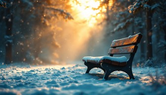 Solitude Setting Bench Free Winter Solitude Awaits Image - Winter, Snow, Bench | Download at ...