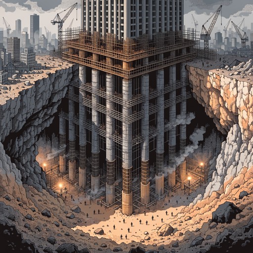 Free Underground Foundation Construction Image - Pixel, Art, Isometric ...