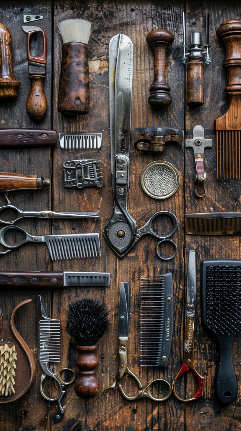 Free Vintage barber tools Image - Vintage, Barber, Tools | Download at ...