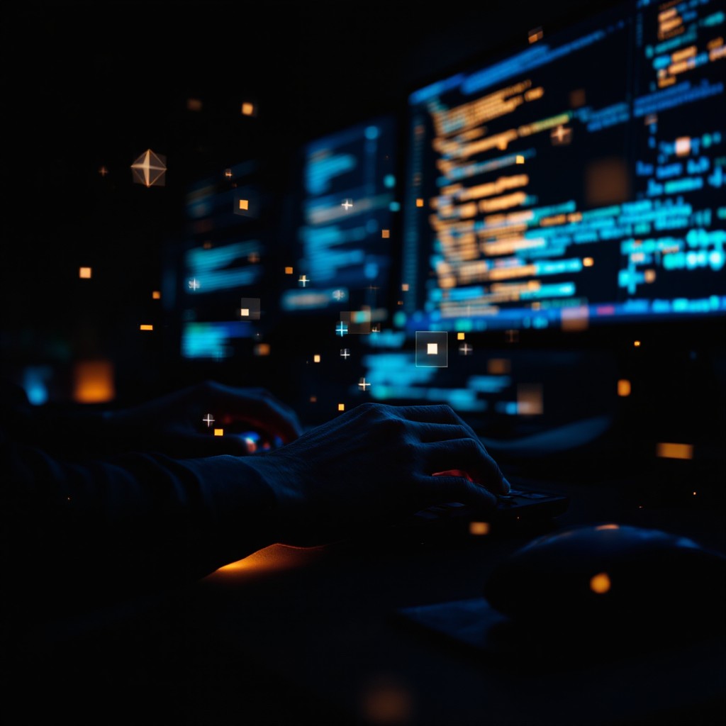 Modern Image Code Free Futuristic Code Display Image - Cyberpunk, Holographic, Futuristic ...