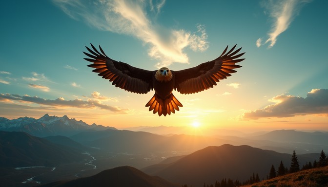 Free Majestic Eagle Soaring Image - Eagle, Soaring, Wings | Download at ...