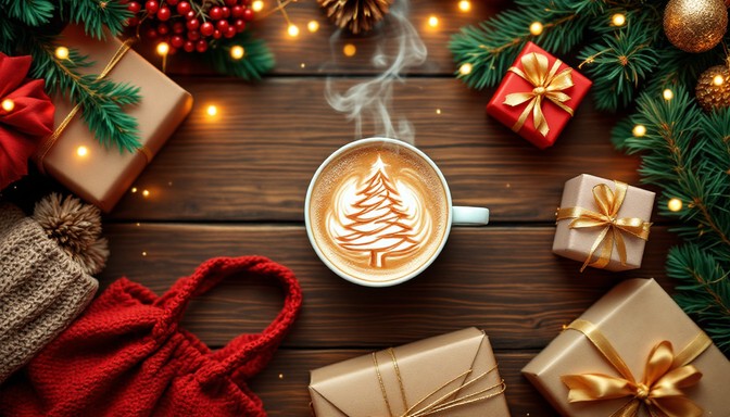 Free Festive Coffee Break Image - Christmas, Coffee, Latte | Download ...