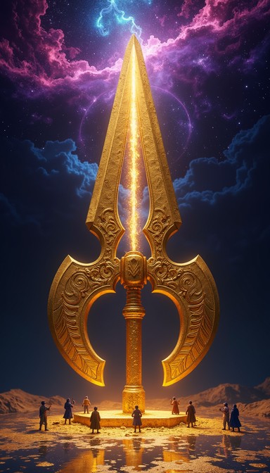Free Cosmic Golden Key Image - Golden, Spear, Cosmic | Download at ...