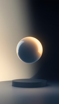 Free Luminous Floating Sphere Image - Sphere, Minimal, Geometric ...