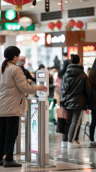 Free Interactive Digital Kiosk Image - Kiosk, Woman, Shopping ...