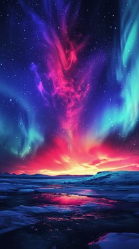 Free Vibrant Aurora Display Image - Aurora, Polar, Lights | Download at ...