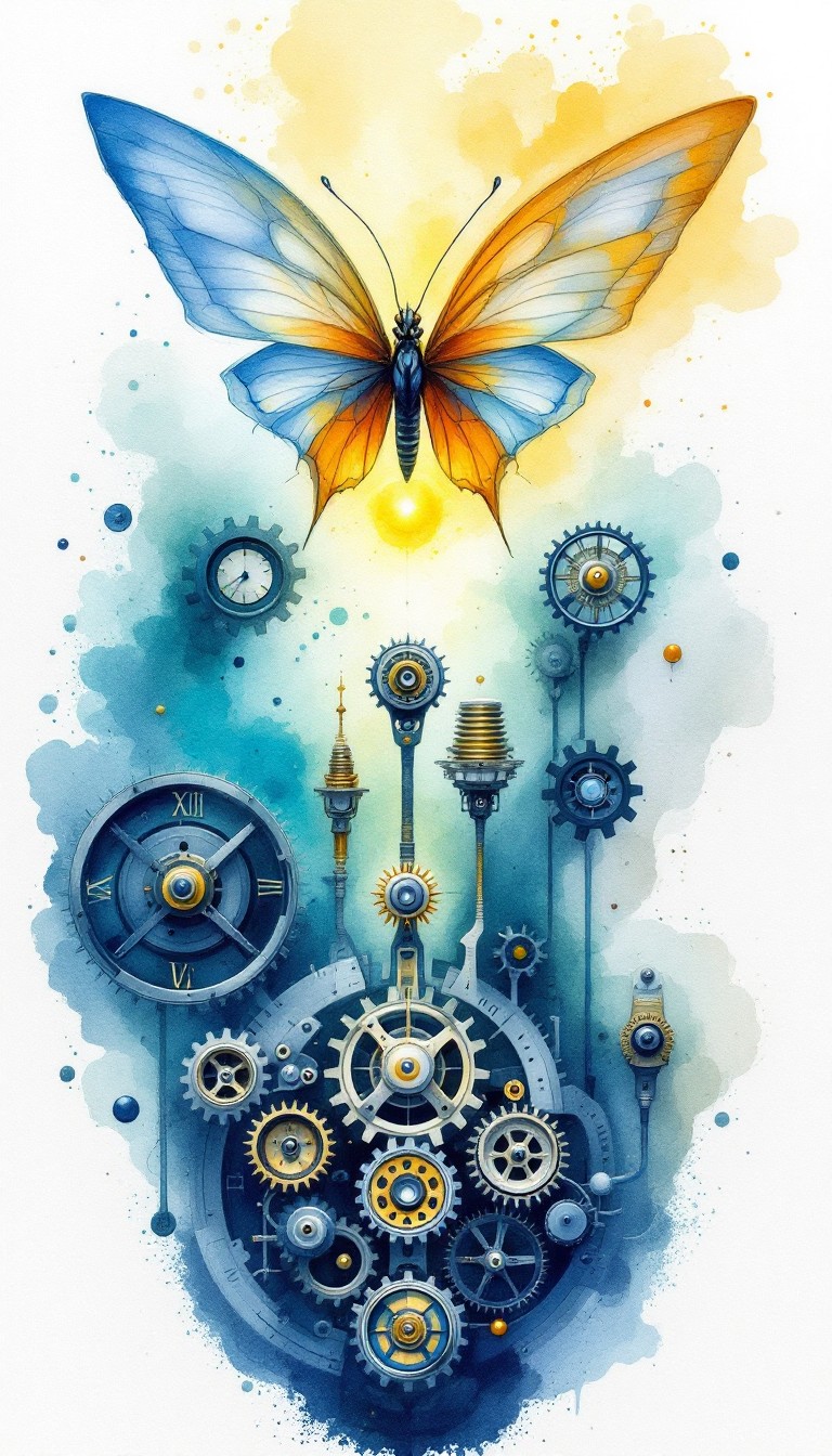 Free Clockwork Into Life Image - Butterfly, Mechanical, Clockwork ...