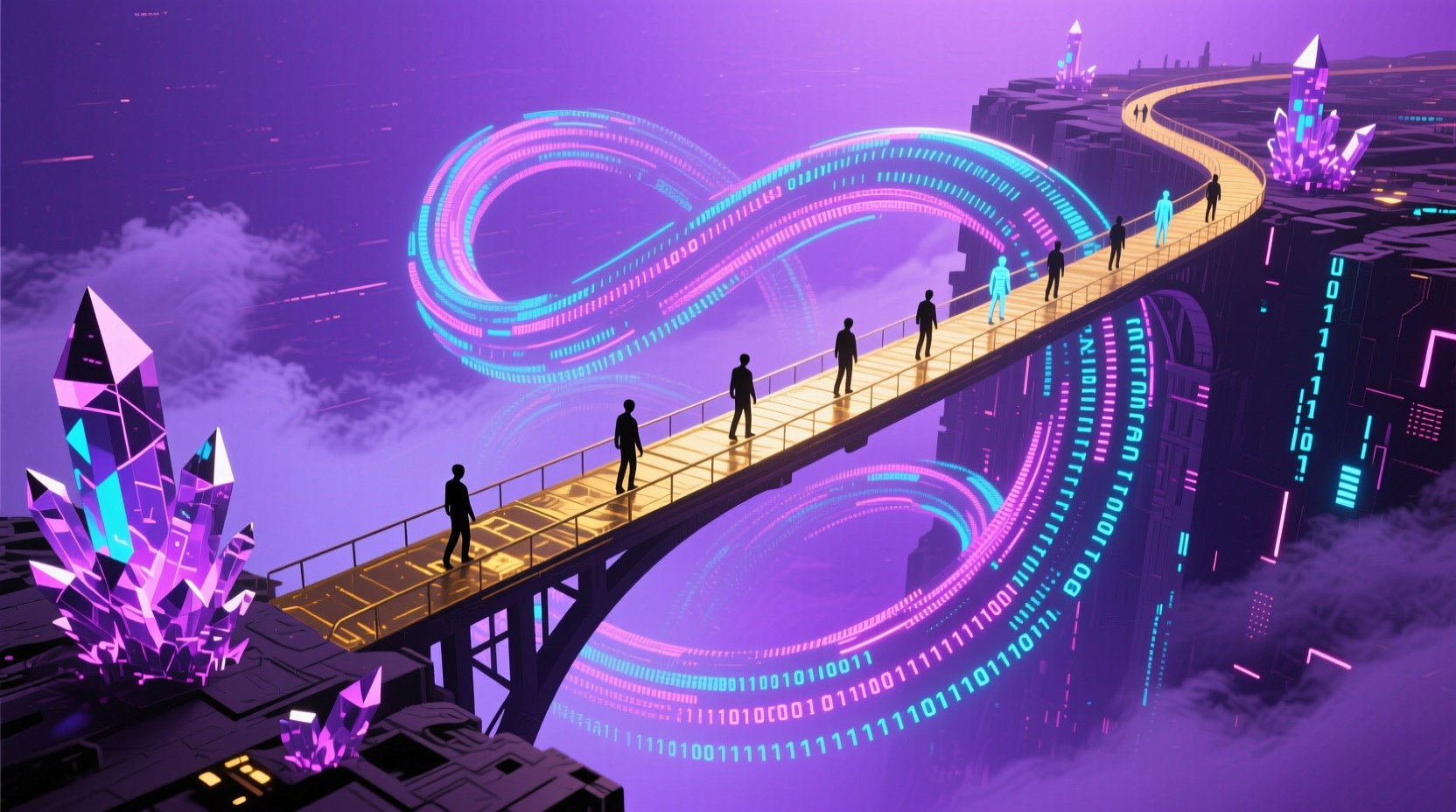 Free Digital Bridge Journey Photo - Digital, Bridge, Cyberspace ...