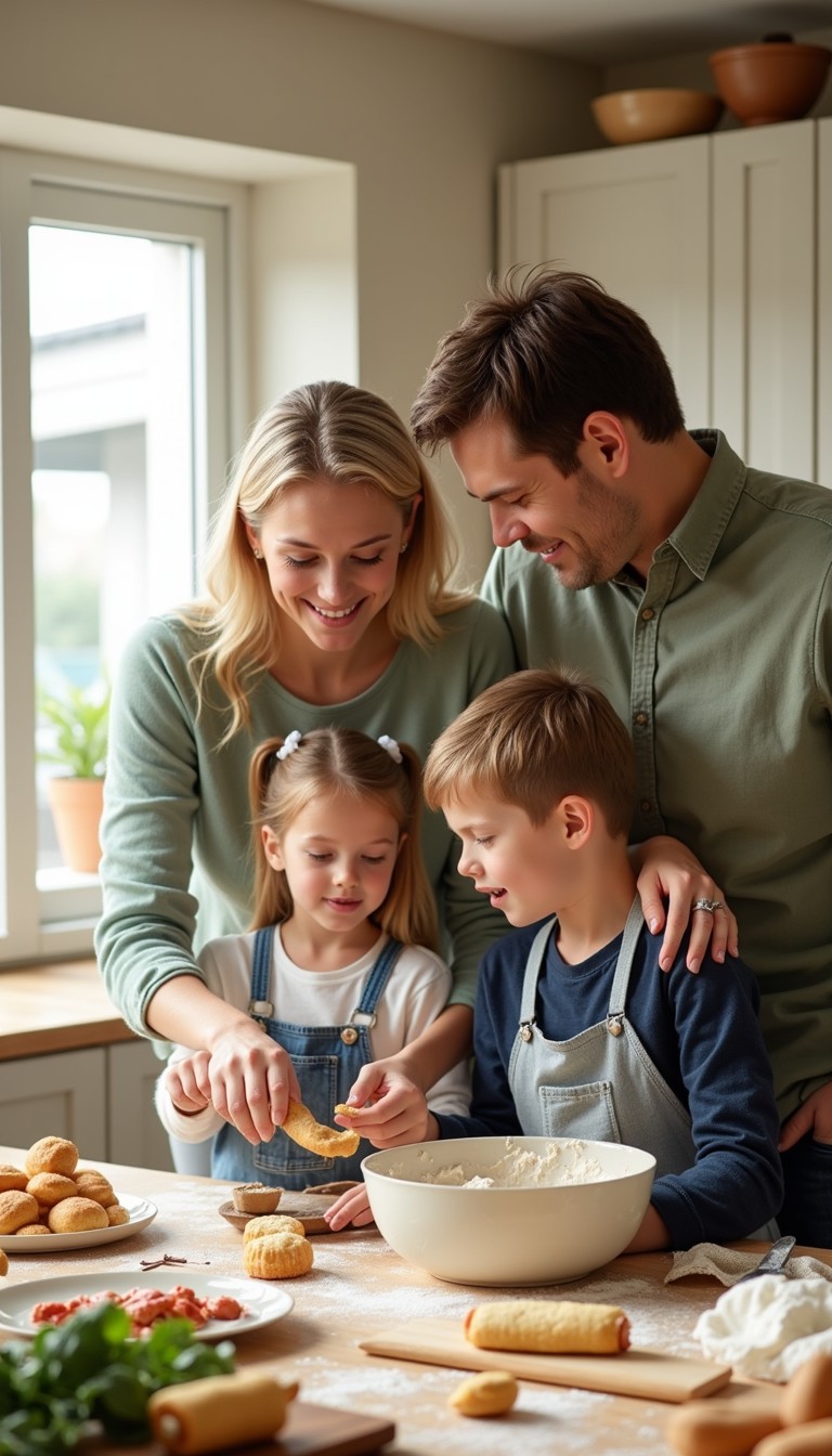 Free Family baking together Image - Baking, Family, Kitchen | Download ...