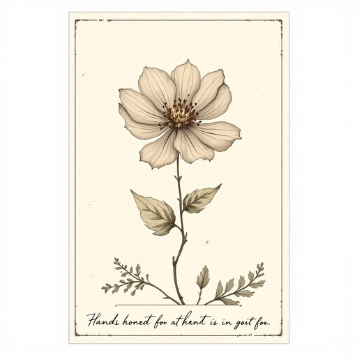 Sampling Flower Free Vintage Botanical Print Image - Botanical, Vintage, Specimen ...