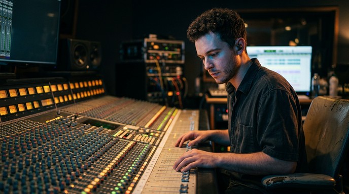 Free Studio Engineer Working Image - Studio, Audio, Engineering ...