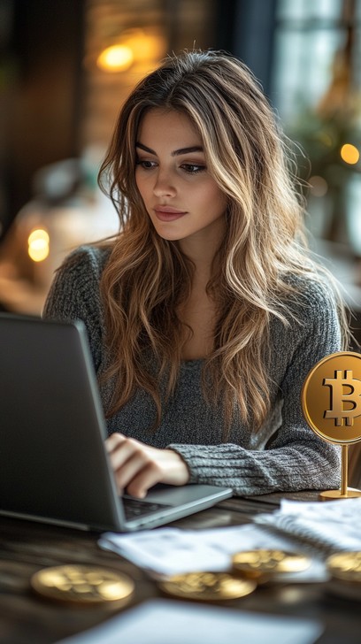 Free Cryptocurrency Research Enthusiast Image - Woman, Cryptocurrency ...