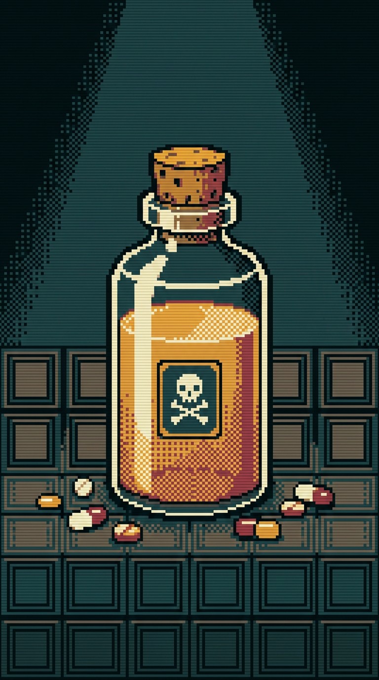 Free Pixelated Poison Bottle Image - Pixel, Retro, Potion | Download at ...